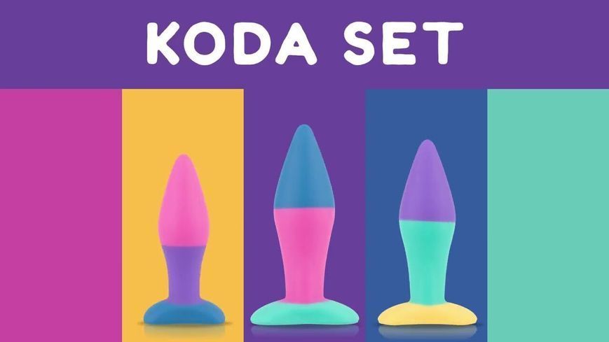 Набір анальних корків PMV20 Koda &mdash; Butt Plug Set SO8897 фото