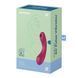 Вакуумний стимулятор з вібрацією Satisfyer Curvy Trinity 1 Red, іграшка 3в1 SO8407 фото 4