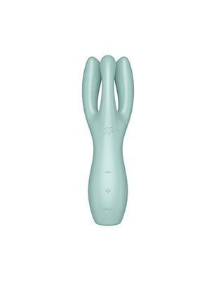 Кліторальний вібратор Satisfyer Threesome 3 Mint з трьома пальчиками SO6102 фото