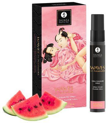 Спрей для посилення слиновиділення зі смаком кавуна - Shunga Waves of Pleasure Watermelon SX3263 фото