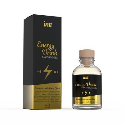 Масажний гель для інтимних зон зі смаком Енергентика, розігріваючий - Intt Energy Drink (30 мл) SO2926 фото