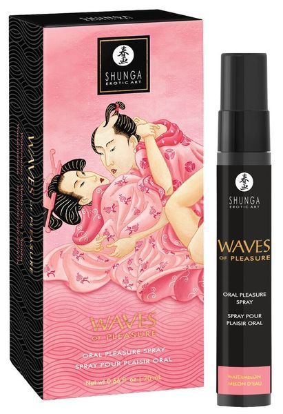 Спрей для посилення слиновиділення зі смаком кавуна - Shunga Waves of Pleasure Watermelon SX3263 фото