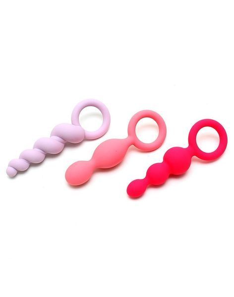 Набір анальних іграшок, макс. діаметр 3 см - Satisfyer Plugs SO2324 фото