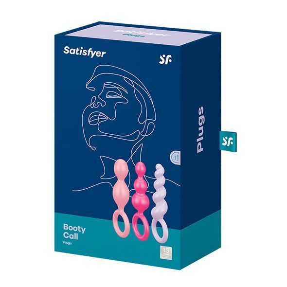 Набір анальних іграшок, макс. діаметр 3 см - Satisfyer Plugs SO2324 фото