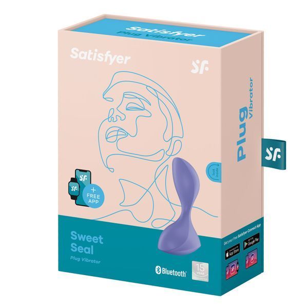 Анальна смартпробка з вібрацією - Satisfyer Sweet Seal Lilac SO6732 фото