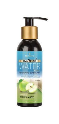 Лубрикант зі смаком Яблучної цукерки, на водній основі &ndash; Sensuva Natural Water-Based (125 мл) SO3224 фото
