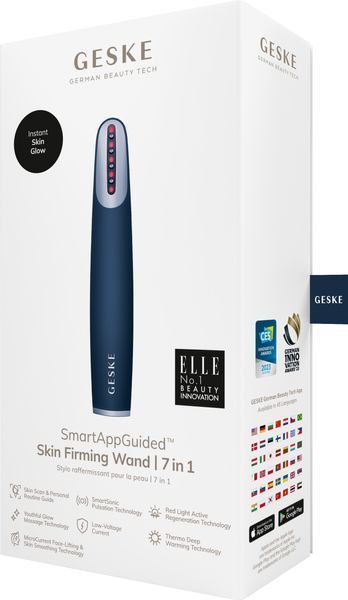 Пристрій для зміцнення і тонізації шкіри обличчя GESKE Skin Firming Wand 7в1 midnight HB0431 фото