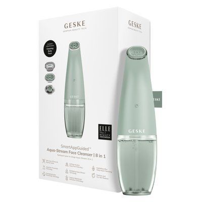 Очищуючий засіб для обличчя GESKE Aqua-Stream Face Cleanser 8в1 green HB0398 фото