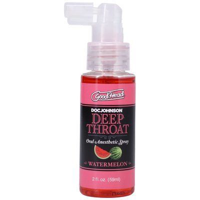 Спрей для глибокого мінету зі смаком Кавуна - Doc Johnson GoodHead DeepThroat Spray Watermelon (59 мл) SO3491 фото