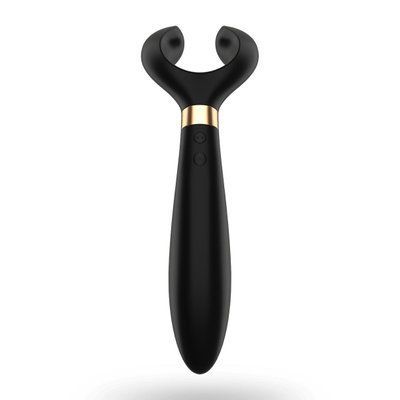 Вібратор для пар, три мотори, багатофункціональний - Satisfyer Endless Fun Black SO3108 фото