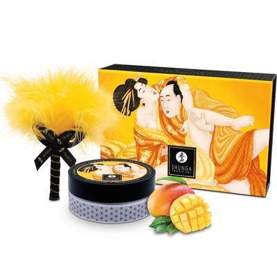 Смачна пудра для оральних пестощів, смак Манго Shunga Body Powder &ndash; Luscious Mango (75 гр) SX0589 фото