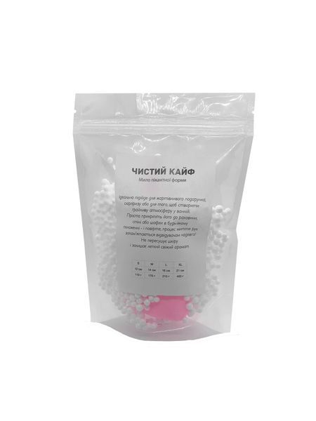 Крафтове мило-член із присоскою, натуральне, 12 см &mdash; Чистий Кайф Pink size S SO4799 фото