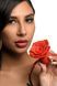 Силіконовий кляп з трояндою Master Series: Blossom Silicone Rose Gag &ndash; Red SO8801 фото 7