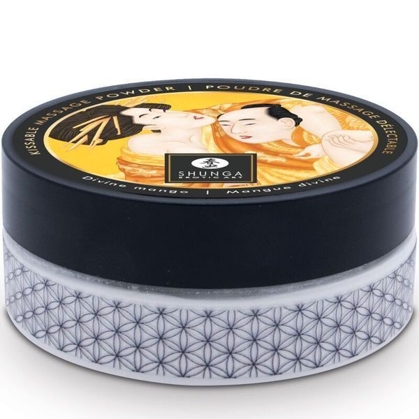 Смачна пудра для оральних пестощів, смак Манго Shunga Body Powder &ndash; Luscious Mango (75 гр) SX0589 фото