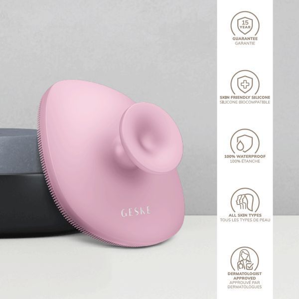 Щітка для тіла GESKE Body Brush 4в1 pink HB0335 фото