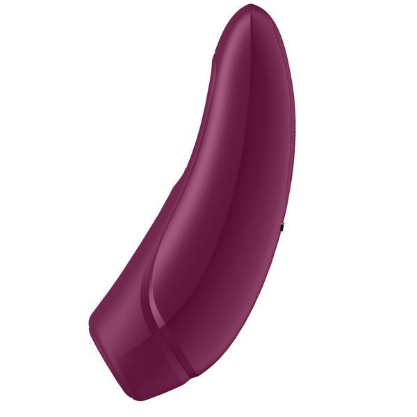 Вакуумний кліторальний стимулятор Satisfyer Curvy 1+ Rose Red з керуванням через інтернет SO3780 фото