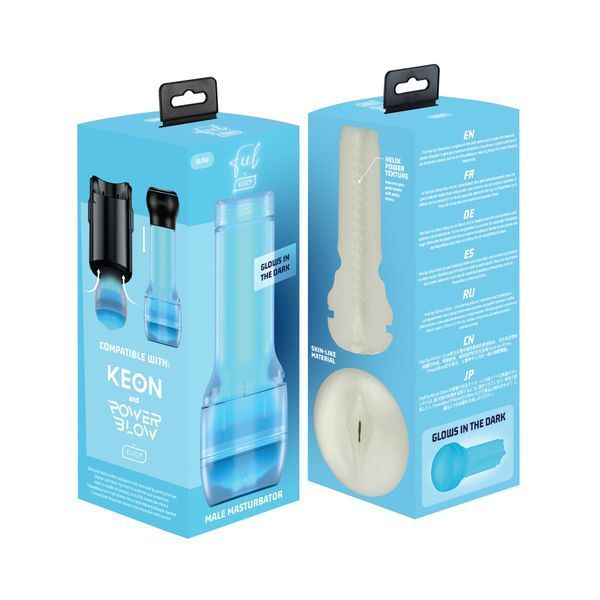 Мастурбатор Kiiroo Feel Glow PBC, сумісний з PowerBlow, Control та Keon, світиться в темряві SX1226 фото