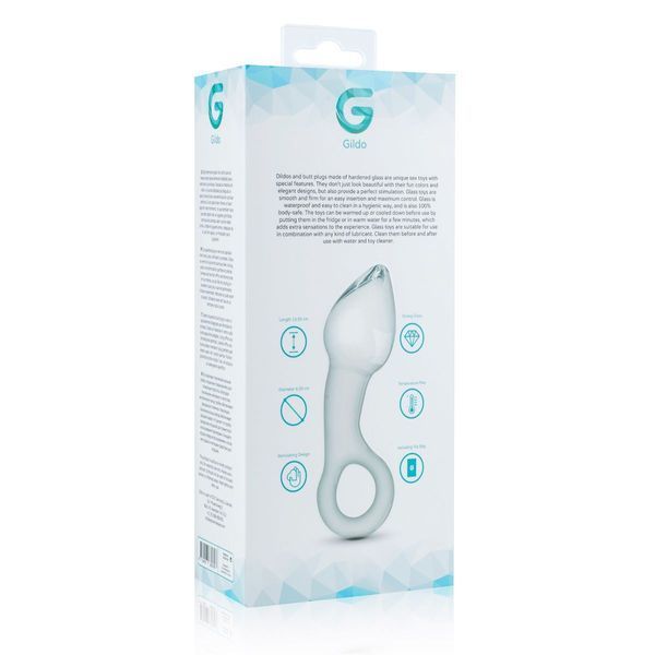 Скляний стимулятор простати, диаметр 4,2 см - Gildo Glass Prostate Plug No. 13 SO4418 фото