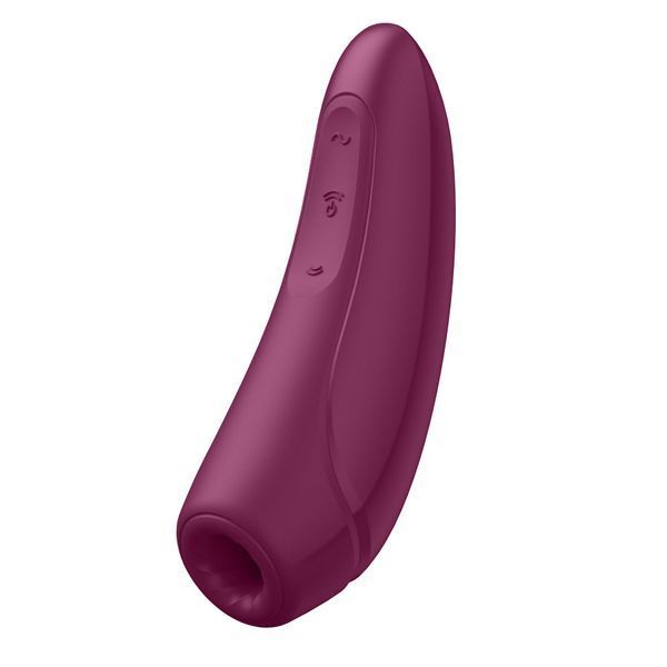 Вакуумний кліторальний стимулятор Satisfyer Curvy 1+ Rose Red з керуванням через інтернет SO3780 фото
