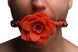 Силіконовий кляп з трояндою Master Series: Blossom Silicone Rose Gag &ndash; Red SO8801 фото 8