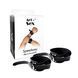 Чоловічі шкіряні наручники, колір чорний Art of Sex - Man Handcuffs Speedway XS-M SX0512 фото 3