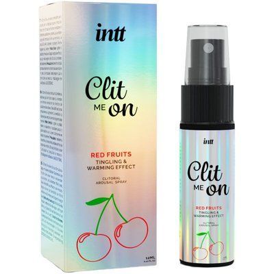Збуджувальний спрей для клітора, зігріваючий ефект - Intt Clit Me On Red Fruits Warming Effect (12 мл) SO8393 фото