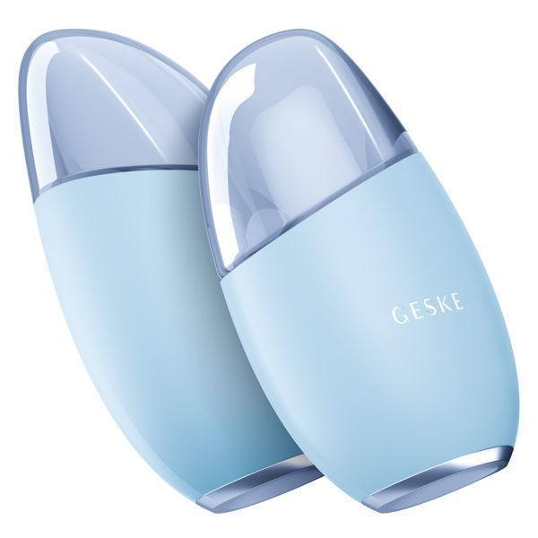 Масажер для обличчя GESKE Cool&Warm Eye and Face Massager 7в1 aquamarine HB0285 фото