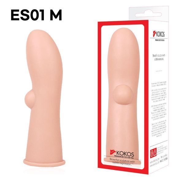 Насадка на член , потовщувальна, розмір M - Kokos Extreme Sleeve ES.01 М SO1271 фото