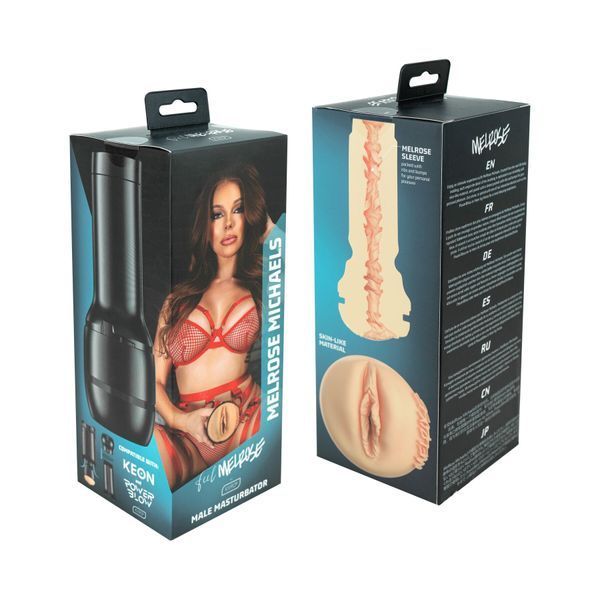 Мастурбатор Kiiroo Feel MelRose Michaels PBC, сумісний з PowerBlow, Control та Keon, копія вагіни порнозірки SX1228 фото