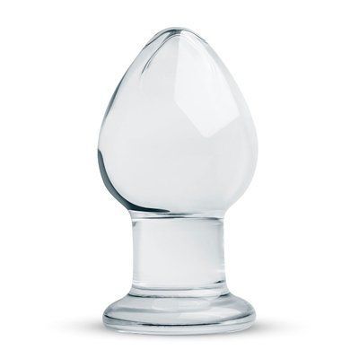 Скляна анальна пробка, діаметр 4,3 см - Gildo Glass Buttplug No. 26.1 SO4420 фото