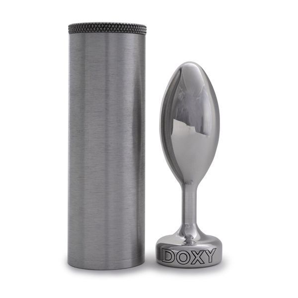Металева анальна пробка, гладенька, діаметр 3,3 см - DOXY Butt Plug SMOOTH No. 1 SO8030 фото