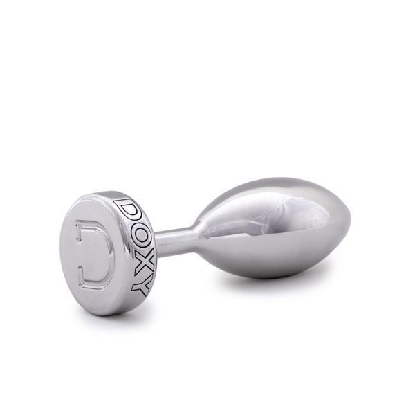 Металева анальна пробка, гладенька, діаметр 3,3 см - DOXY Butt Plug SMOOTH No. 1 SO8030 фото