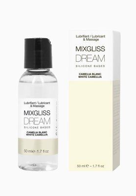 Лубрикант на силіконовій основі з ароматом білої камелії (50 мл) MixGliss DREAM - CAMELIA BLANC SO1363 фото