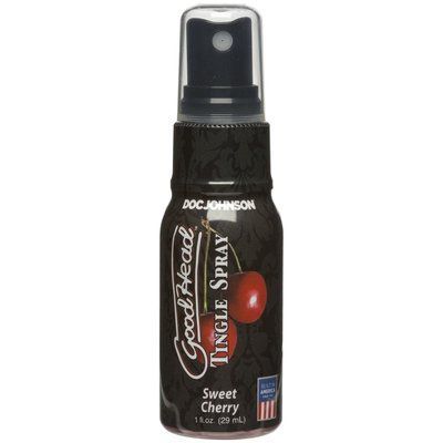 Спрей для мінету зі смаком Черешні, із стимулювальним ефектом - Doc Johnson GoodHead Tingle Spray Sweet Cherry (29 мл) SO3494 фото
