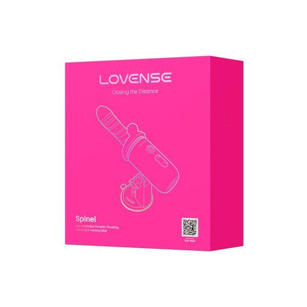 Смарт-міні секс-машина Lovense Spinel імітація фрикцій, підігрів, 3 насадки, на присосці SX3316 фото