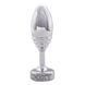Металева анальна пробка, ребриста, діаметр 3,3 см - DOXY Butt Plug RIBBED No. 2 SO8031 фото 1