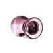 Скляна анальна пробка, діаметр 4,3 см, рожева - Gildo Pink Glass Buttplug No. 26.2 SO4421 фото 2