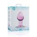 Скляна анальна пробка, діаметр 4,3 см, рожева - Gildo Pink Glass Buttplug No. 26.2 SO4421 фото 5