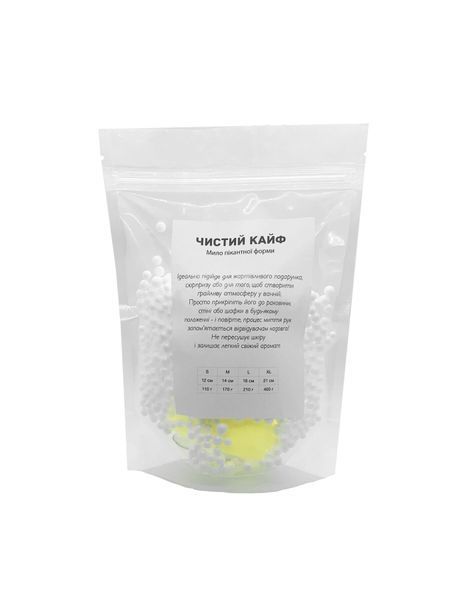 Крафтове мило-член із присоскою, натуральне, 12 см &mdash; Чистий Кайф Yellow size S SO4803 фото