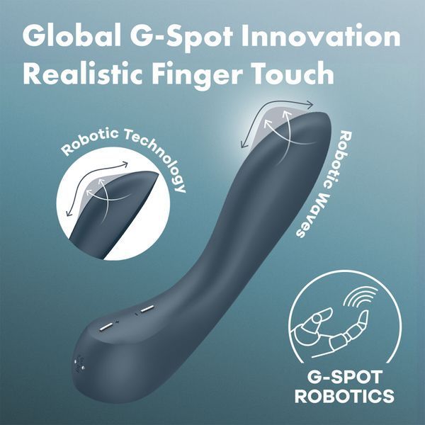 Стимулятор точки G, ефект пестощів пальчиком, 12 режимів - Satisfyer G-Spot Wave 4 SX2167 фото