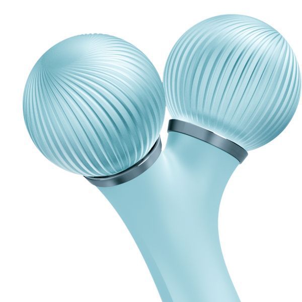Електронний ультразвуковий ролик для обличчя GESKE Sonic Facial Roller 4в1 turquoise HB0180 фото