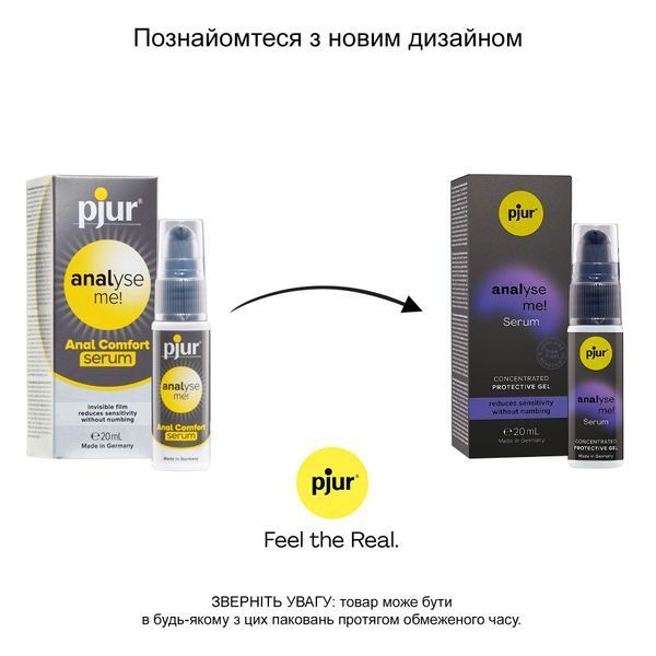 Розслаблювальний анальний гель, створює плівку, концентрований - pjur analyse me! Serum 20 мл PJ12100 фото