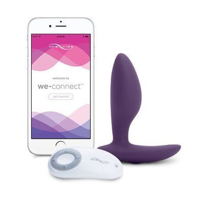 Анальна смарт-вібропробка з пультом ДК - We-Vibe Ditto Purple SO1639 фото