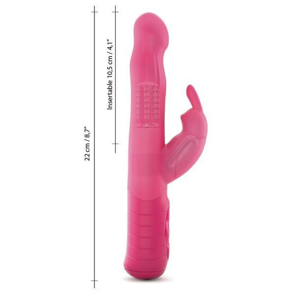 Вібратор-кролик з перлинним масажем і головкою, що обертається - Dorcel Baby Rabbit Magenta 2.0 SO8680 фото