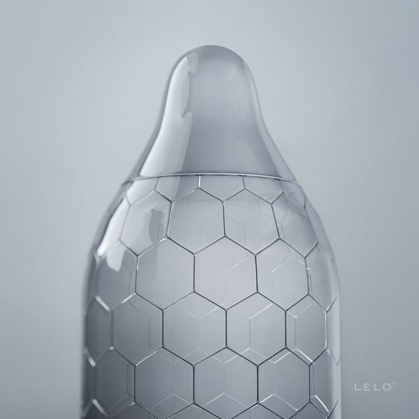 Презервативи LELO HEX Condoms Original 3 шт, тонкі та суперміцні SO8130 фото