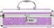 Кейс для зберігання секс-іграшок з кодовим BMS Factory - The Toy Chest Lokable Vibrator Case Purple SO5562 фото 1
