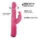 Вібратор-кролик з перлинним масажем і головкою, що обертається - Dorcel Baby Rabbit Magenta 2.0 SO8680 фото 3