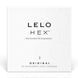 Презервативи LELO HEX Condoms Original 3 шт, тонкі та суперміцні SO8130 фото 1