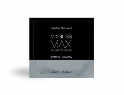 Пробник лубрикант на водній основі MixGliss MAX NATURE (4 мл) MG22405 фото