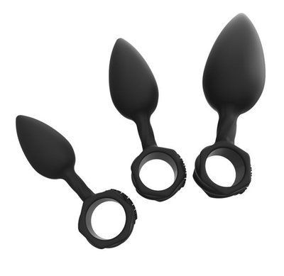 Набір анальних пробок, діаметр 2,5 см 3,1 см 3,8 см - Bathmate Anal Training Plugs SO3359 фото